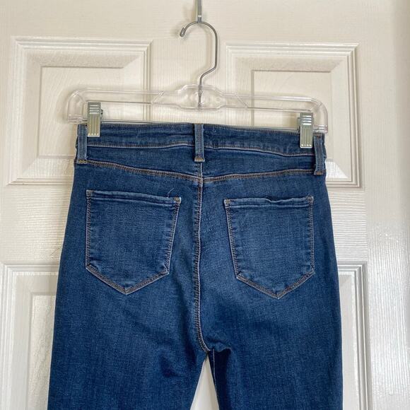 L'AGENCE Margot High Rise Ankle Skinny Jeans in Dark Vintage Size 26 - Picture 7 of 8